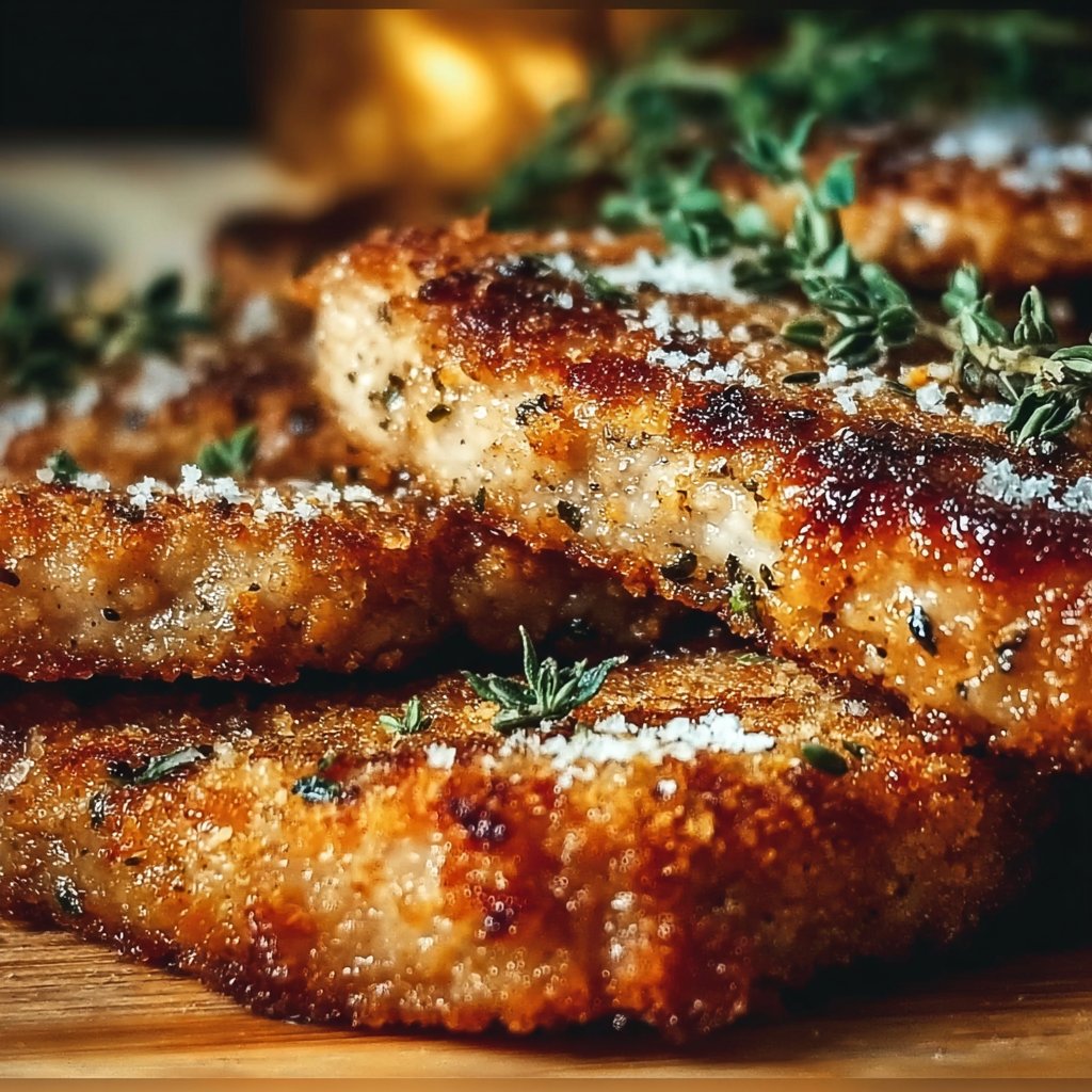 Crispy Baked Parmesan Pork Chops