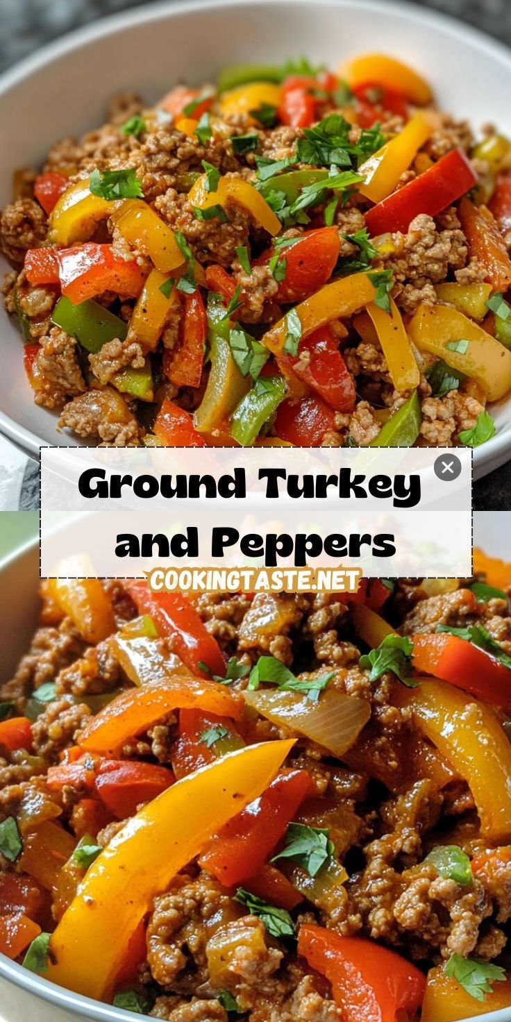 Ground Turkey and Peppers
