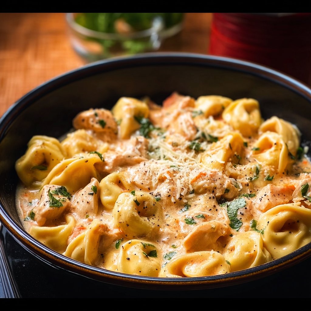 CrockPot Chicken Tortellini