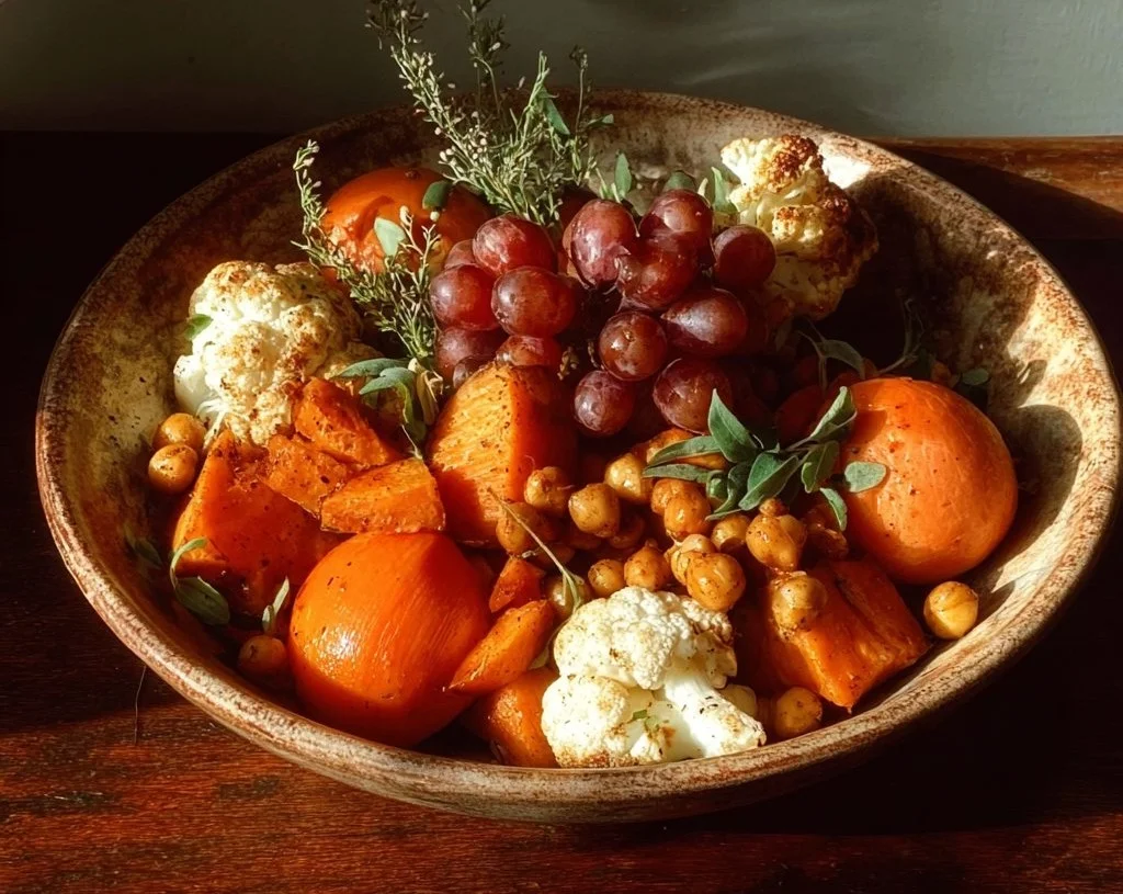 Decorative Harvest Glow Bowl for autumn home decor