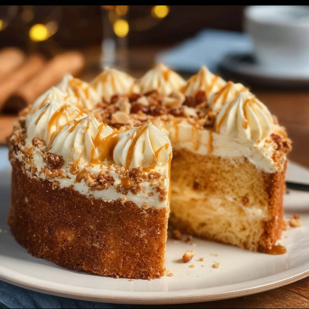 Butterscotch Crunch Cake