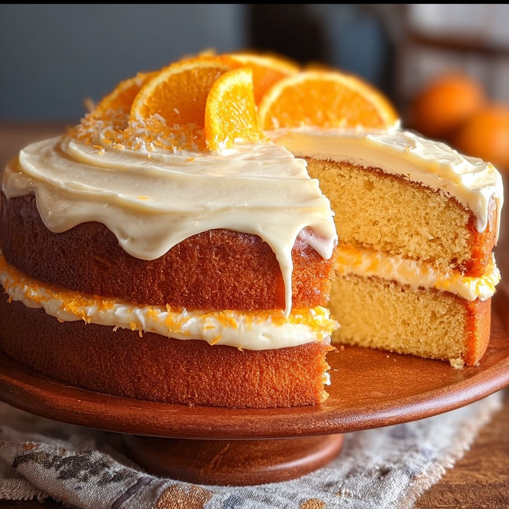 Orange Creamsicle Cake