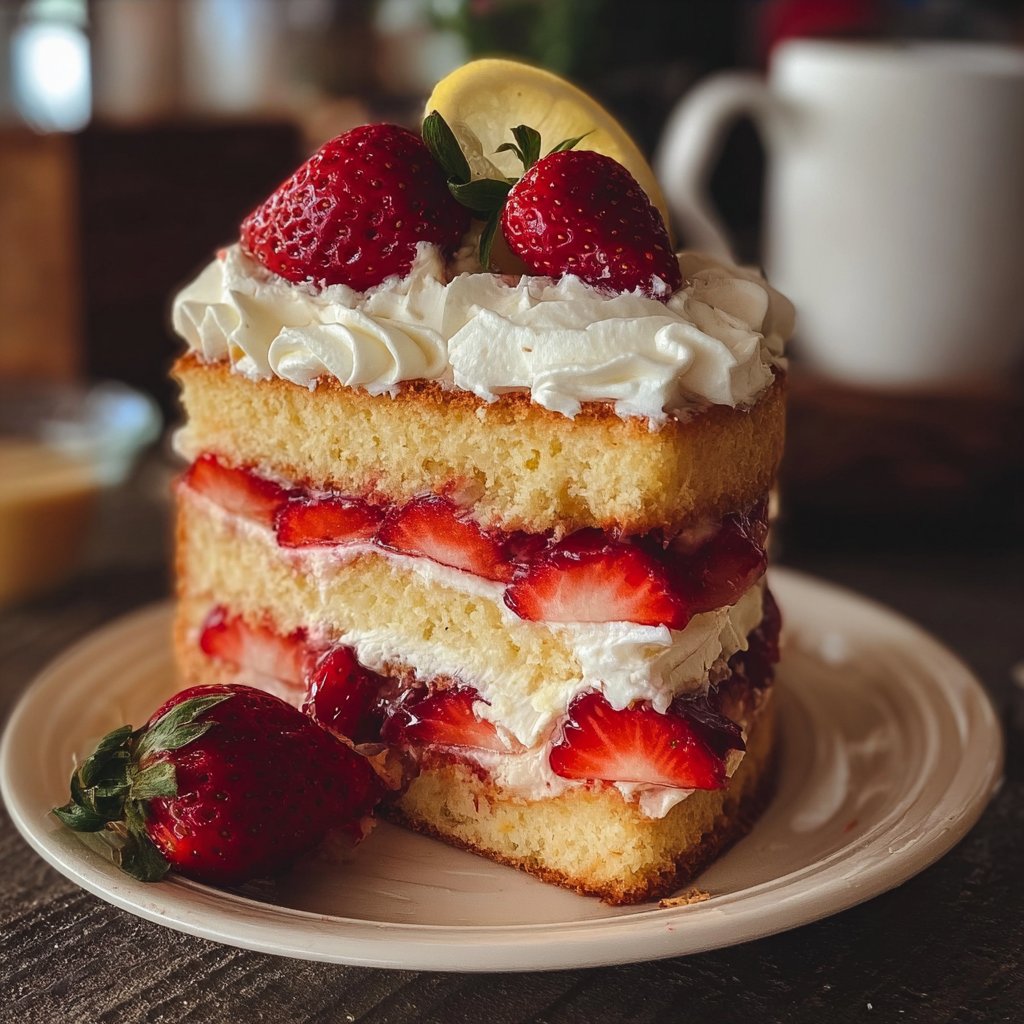 Strawberry Lemon Shortcake