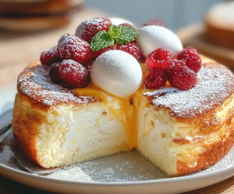 Gâteau au yaourt préparé avec 3 yaourts et 2 œufs, délicieux et moelleux