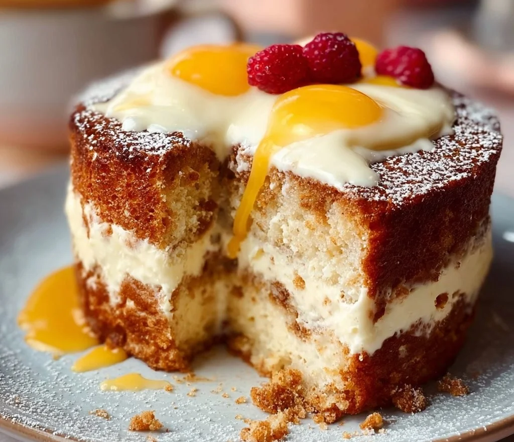 Cake with 3 yogurts and 2 eggs