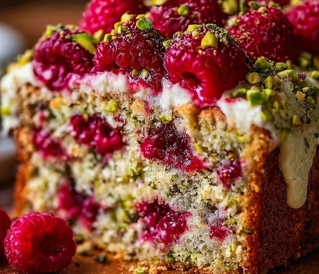 Gâteau Céleste Pistache-Framboise
