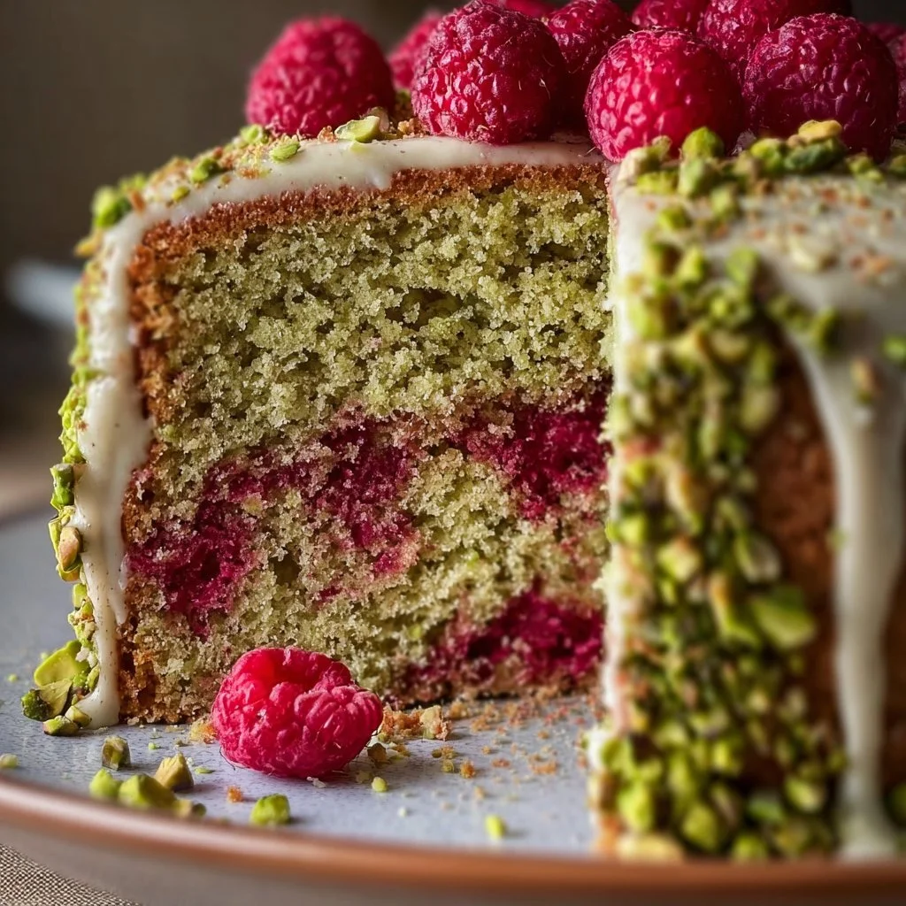 Gâteau Pistache Framboise : Une Célébration de Saveur et de Couleur