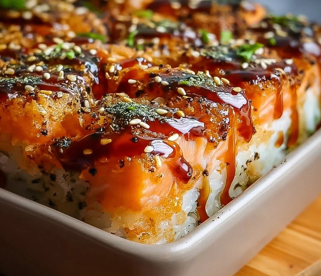 Le meilleur sushi cuit au saumon jamais !
