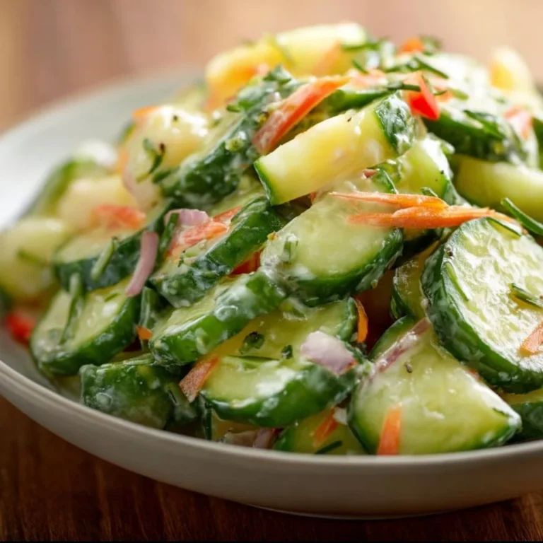 Recette de salade de concombres frais et savoureux