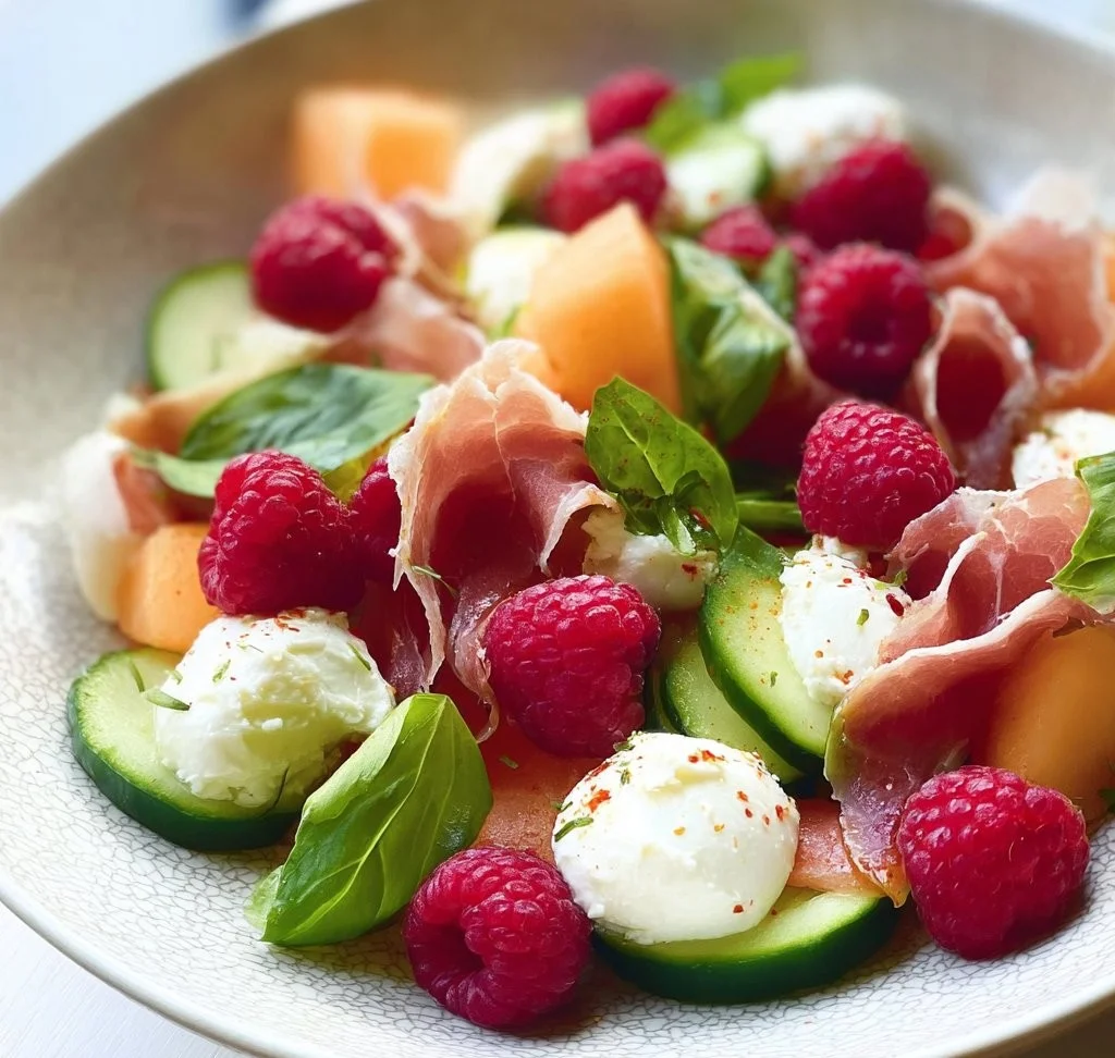 Salade fraîche avec légumes croquants et vinaigrette légère