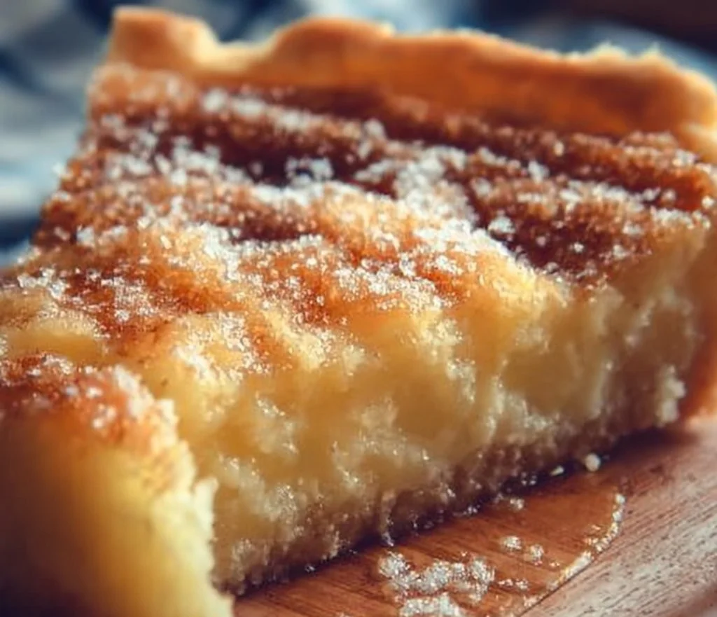 Tarte au Sucre Moelleuse