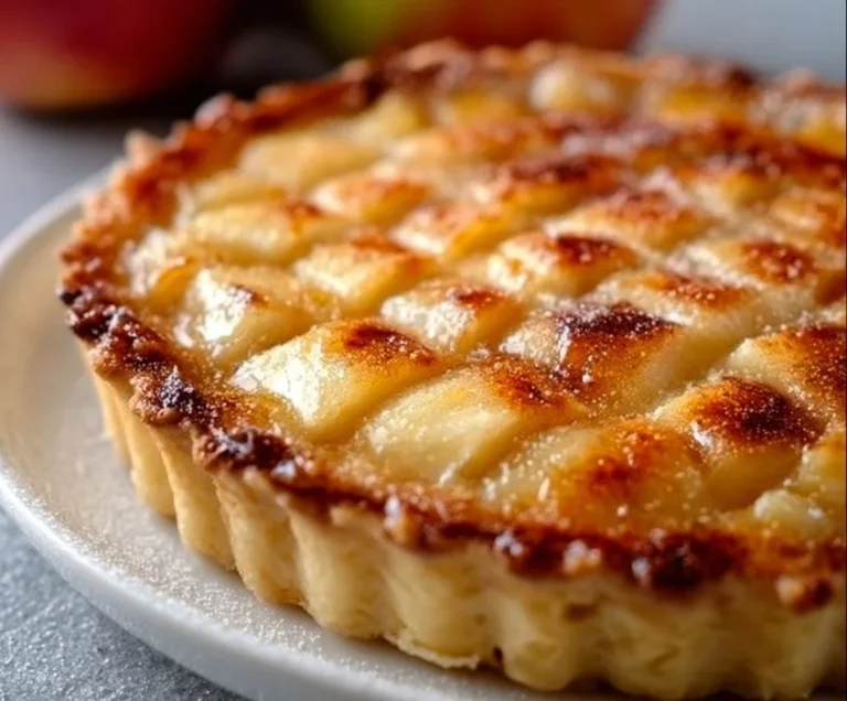 Tarte aux Pommes façon Crème Brûlée, dessert savoureux et croustillant