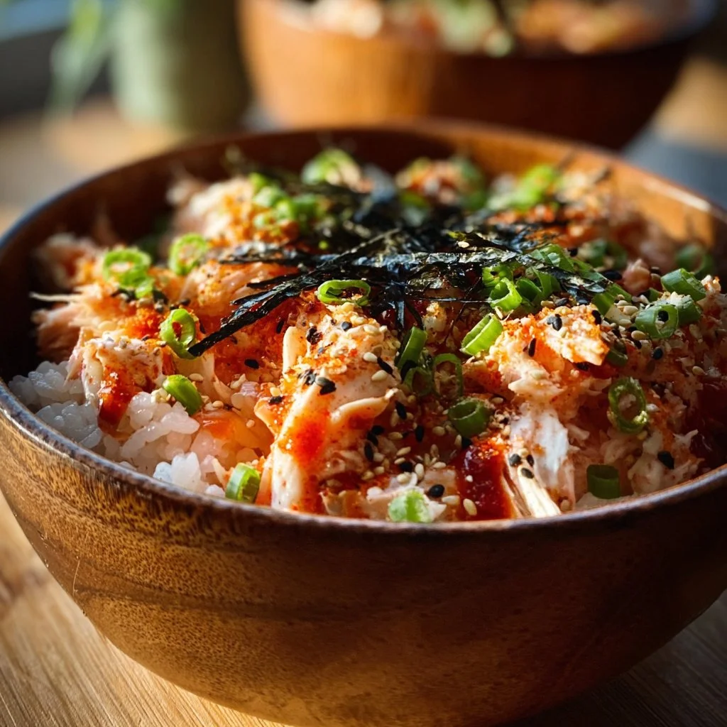 Bol de Sushi au Crabe Piquant