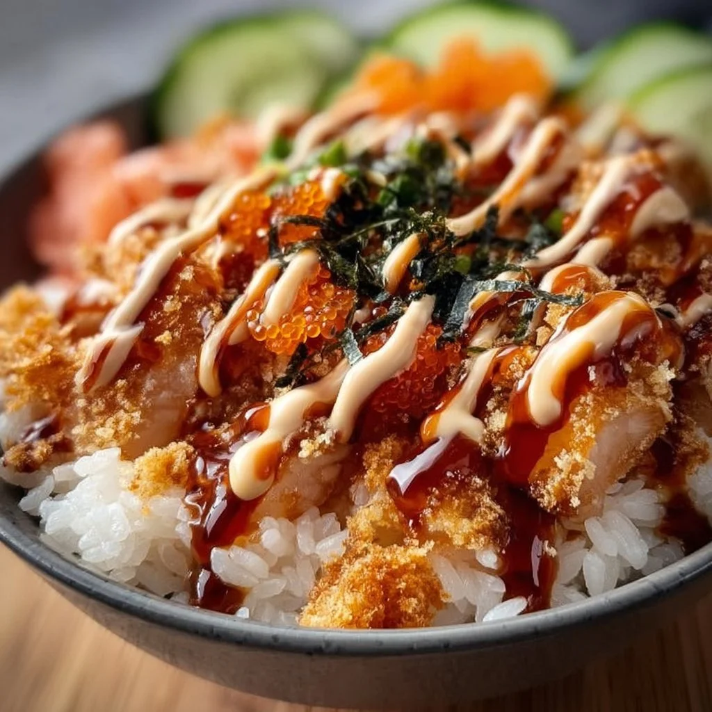 Bol de sushi Crunch Roll: Recette incroyable et ultime pour 4 personnes