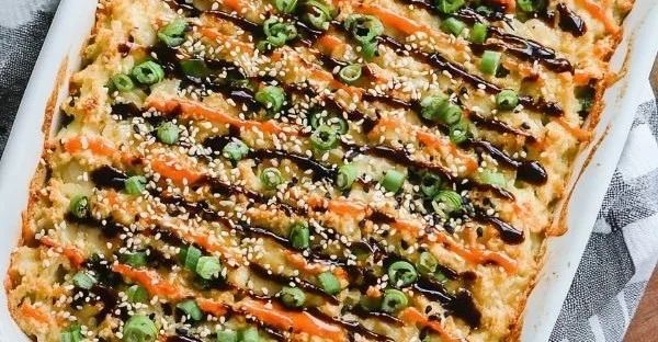 Casserole de sushi au four