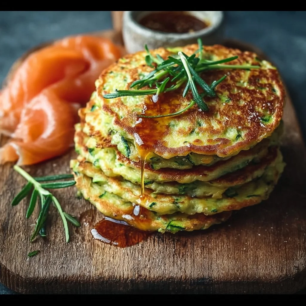 Crêpes salées à la courgette