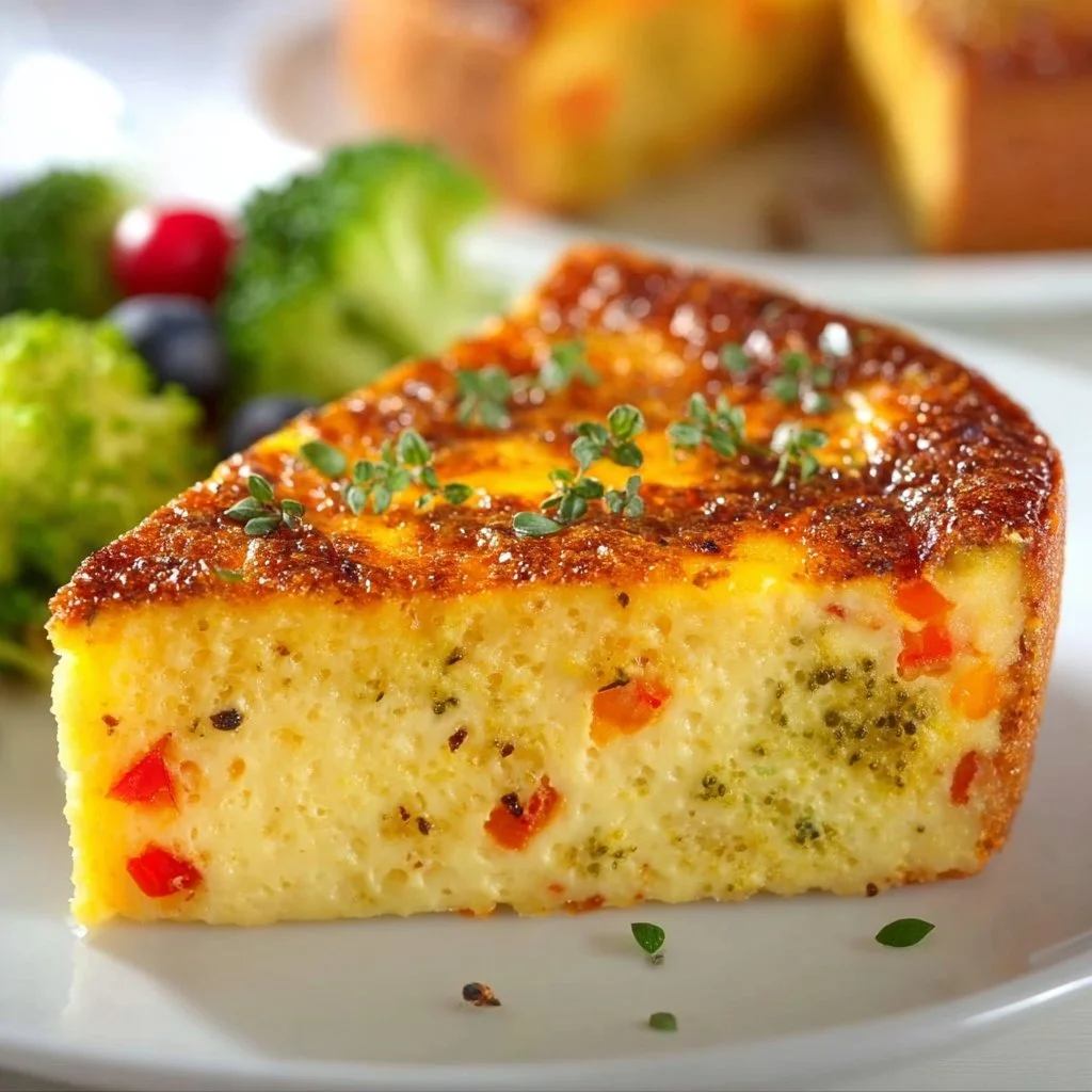 Flan léger de légumes au son d’avoine