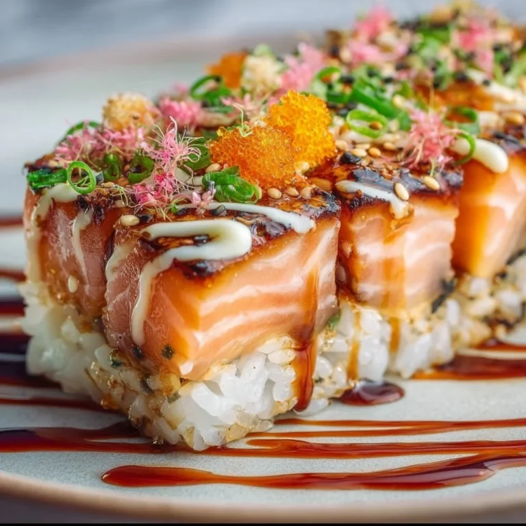 Saumon sushi bake prêt à déguster, une recette savoureuse et tendance