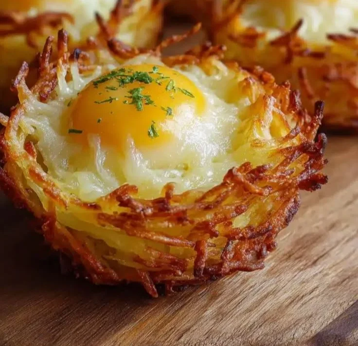 Nids de Pommes de Terre Croustillants : Délice Facile et Gourmand