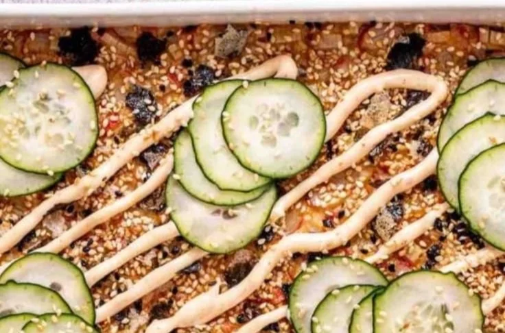 Parfait de sushi au four