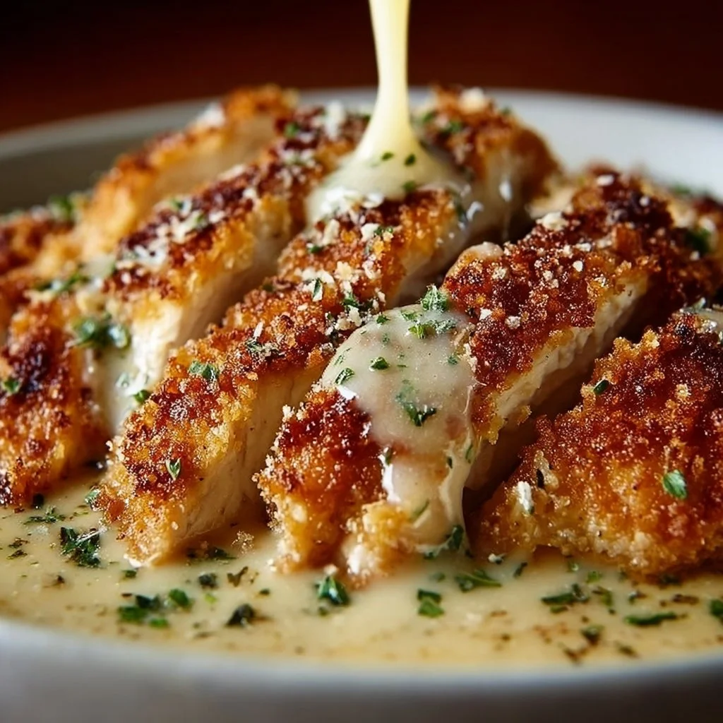 Parmesan Crémeux au Poulet : Délice Réconfortant