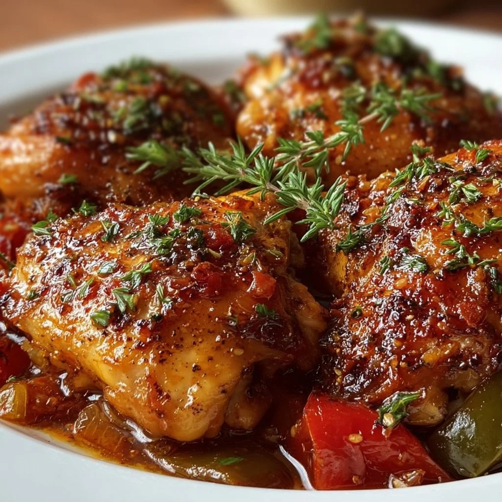 Poulet Basquaise Express : Savoureux en 30 Minutes