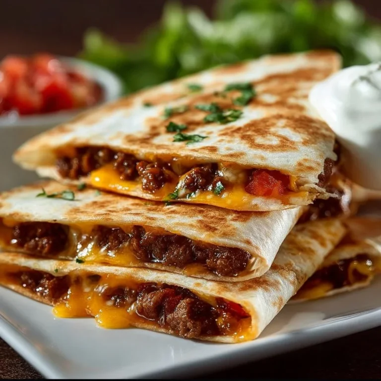 Quesadillas savoureuses au Smashburger, garnies de fromage fondant et d'ingrédients frais.