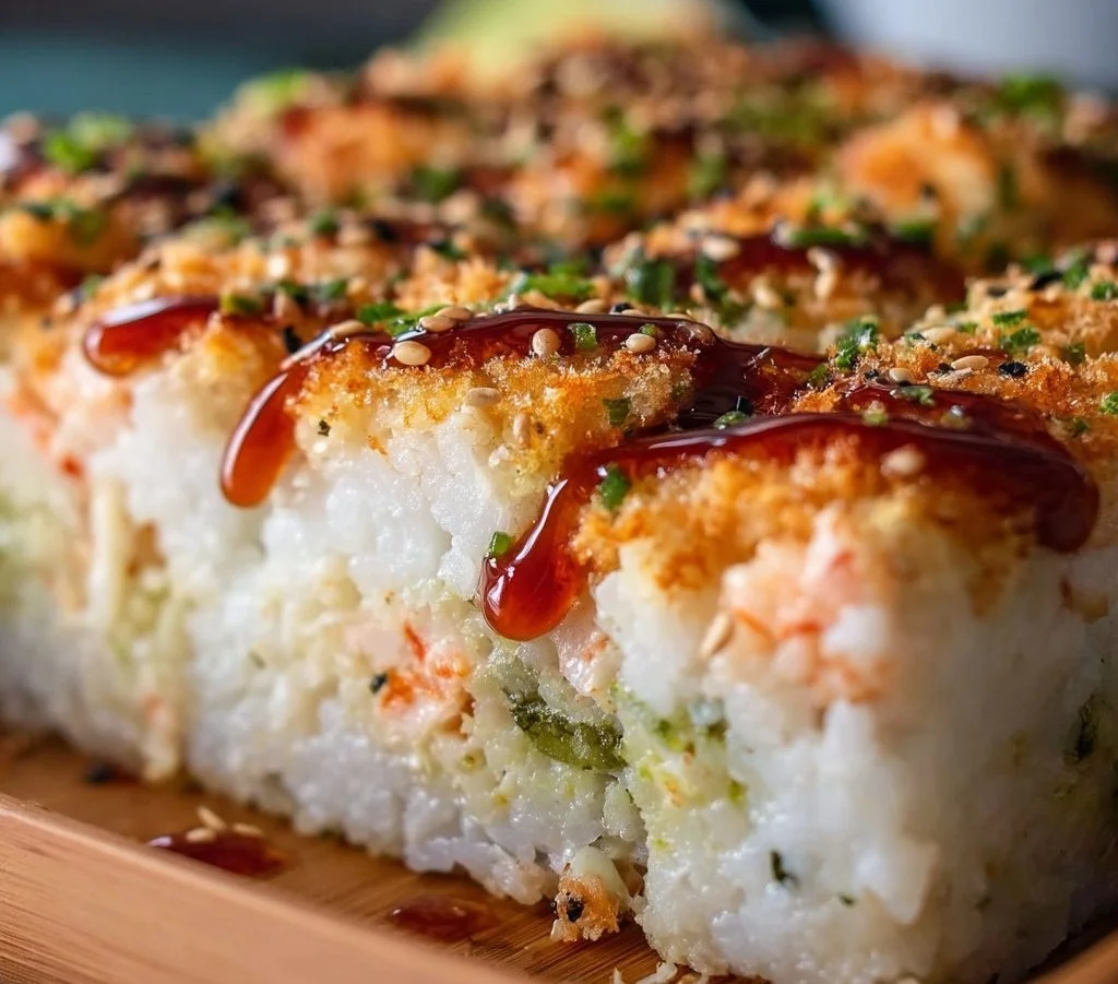 Recette de sushi bake