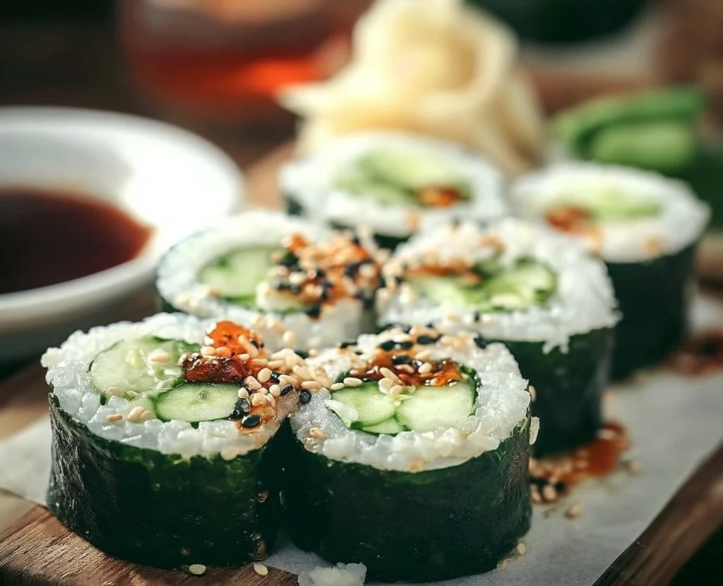 Rouleaux de sushi au concombre : une recette ultime et incroyable
