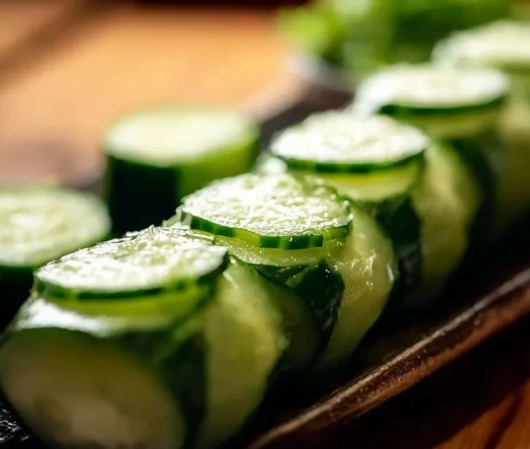 Rouleaux de sushi faciles au concombre prêts à être dégustés