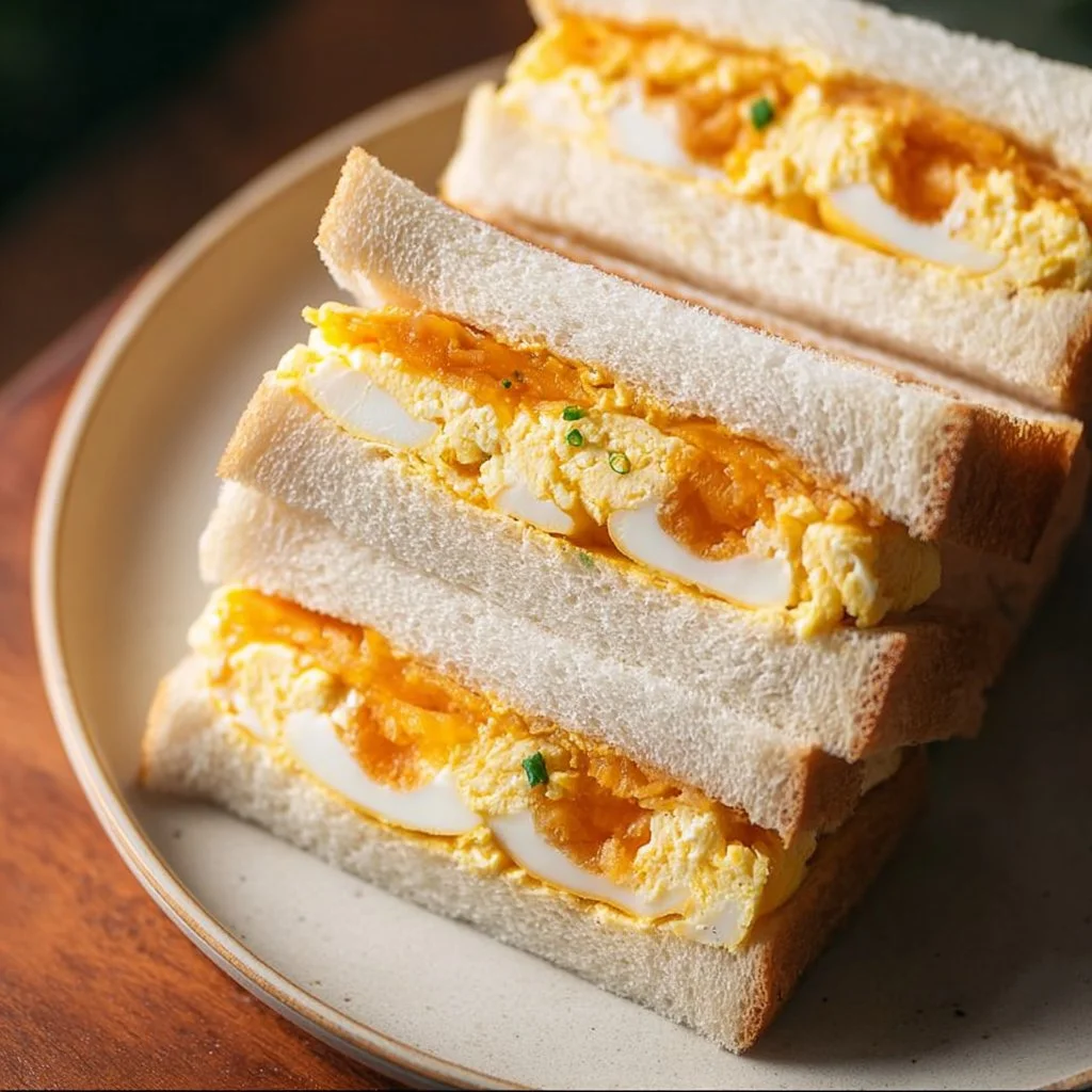 Sandwich aux œufs à la japonaise