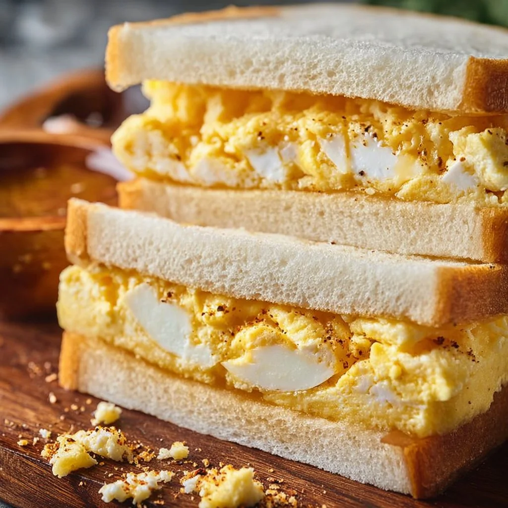 Sandwich aux œufs à la japonaise