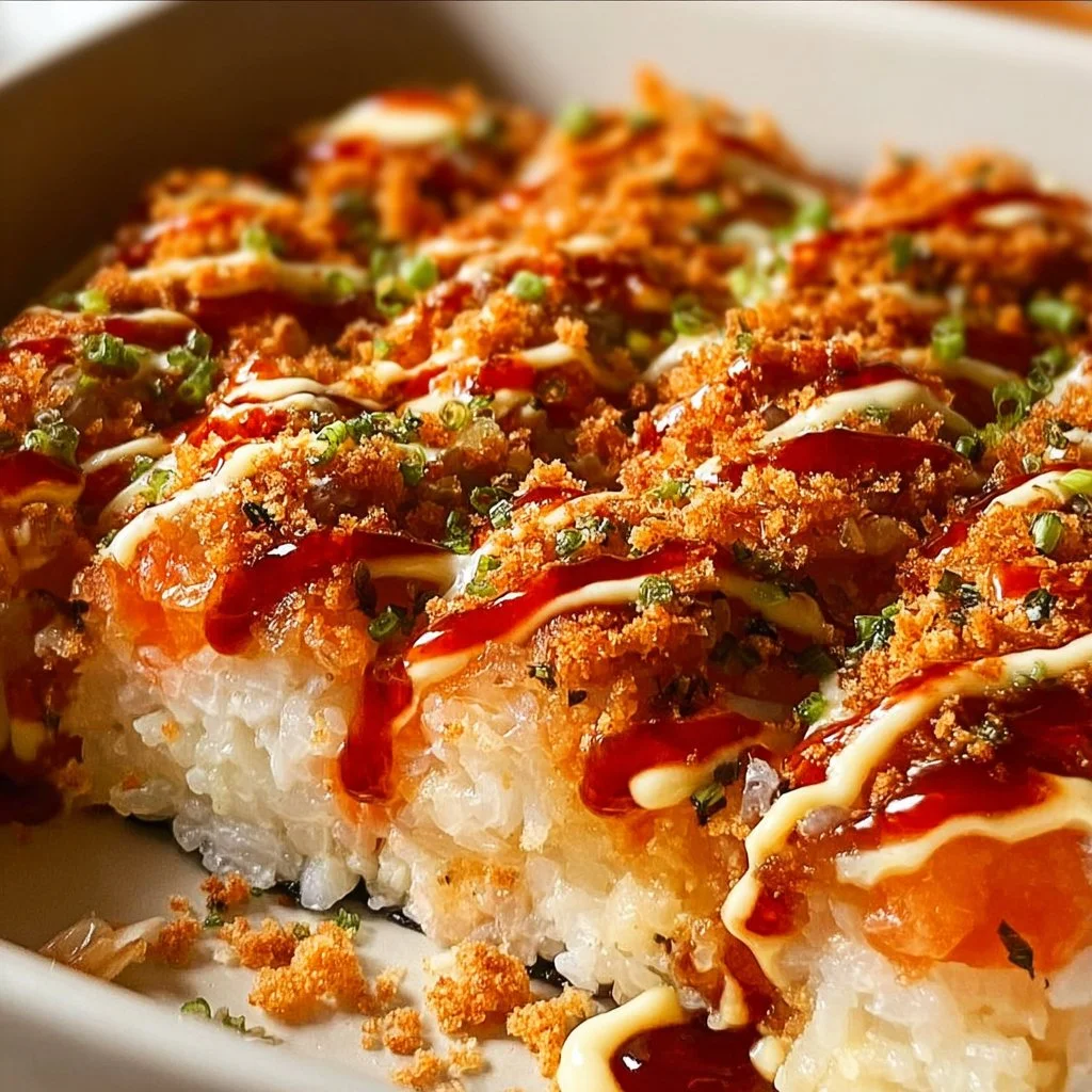 Sushi au four appétissant : personnalisez votre plat parfait