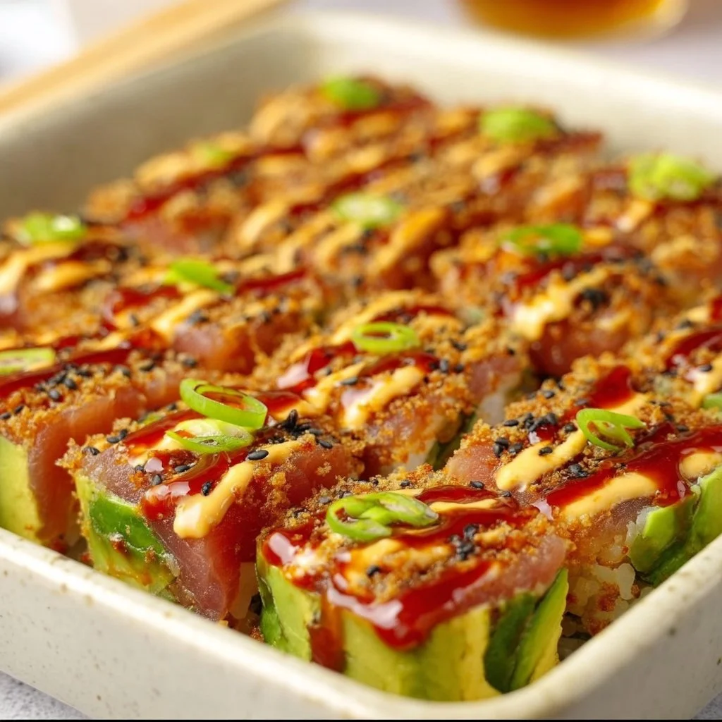 Sushi piquant au thon