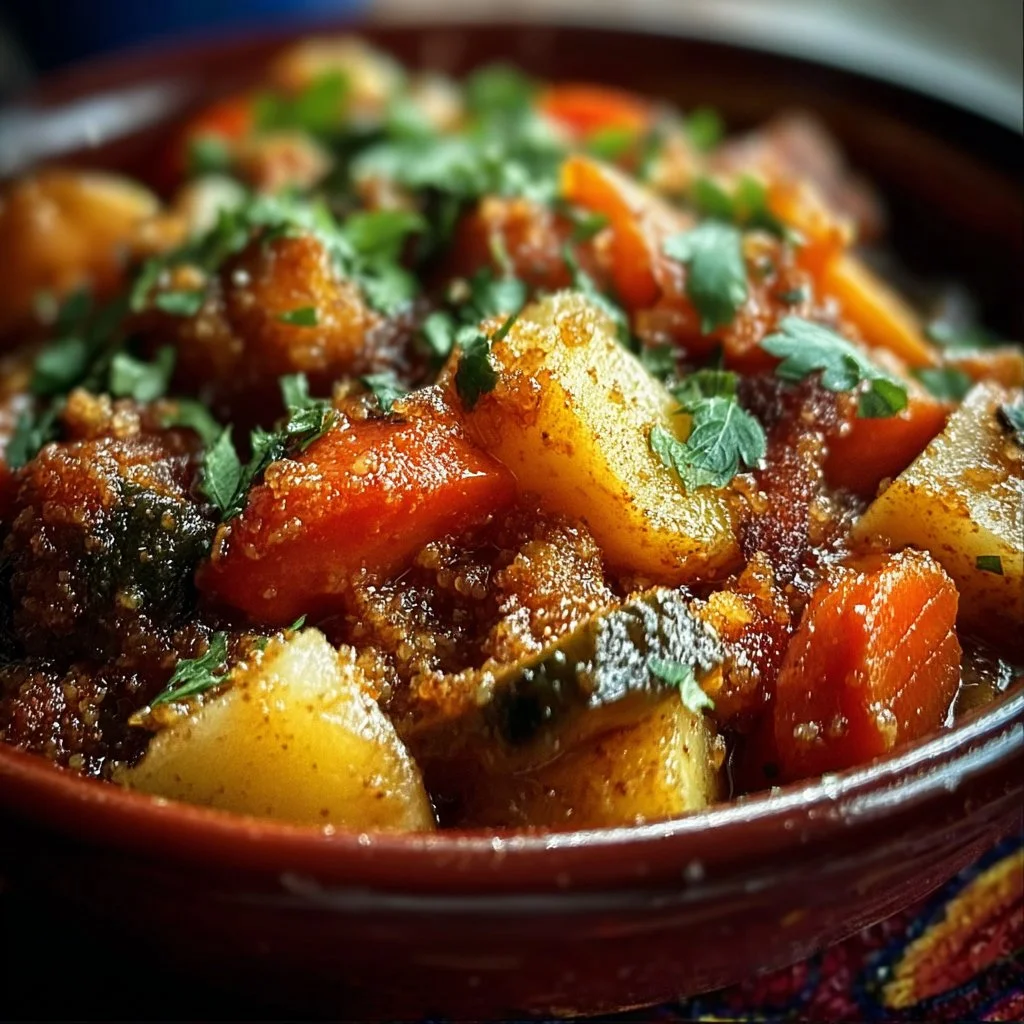 Tajine de légumes mijotés