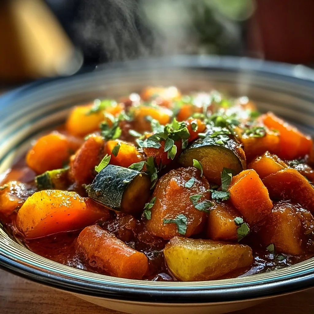 Tajine Magique de L&eacute;gumes : Saveurs &Eacute;tincelantes et D&eacute;licieuses