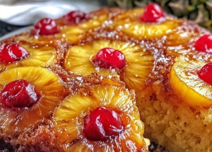 Gâteau inversé à l'ananas