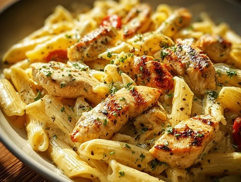 Pâtes au poulet Épouse-moi avec sauce crémeuse au parmesan