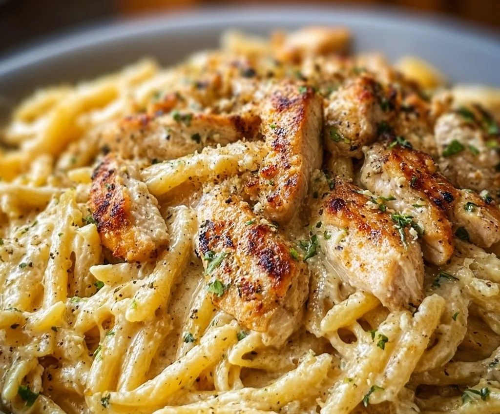 Pâtes au poulet Épouse-moi : sauce crémeuse au parmesan