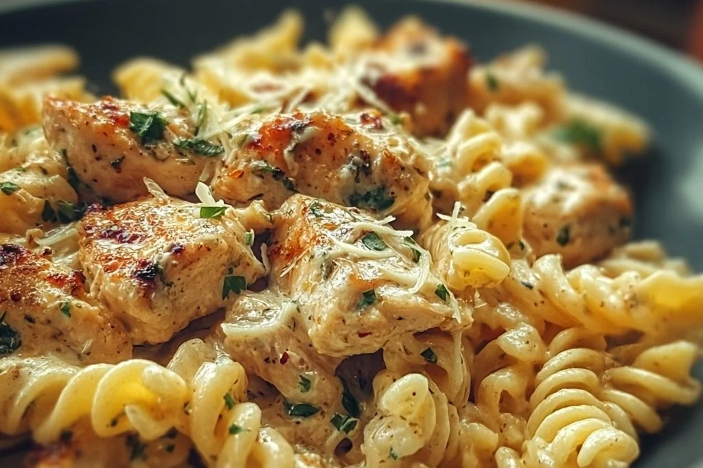 Pâtes au Poulet, Mariage de Saveurs