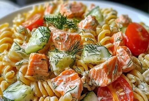 Pâtes froides au saumon crémeuses : le rafraîchissement estival ultime