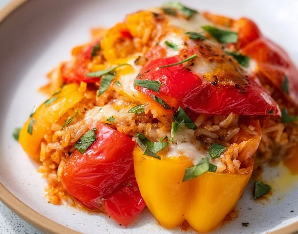 Recette de poivrons déstructurés, plat coloré et savoureux