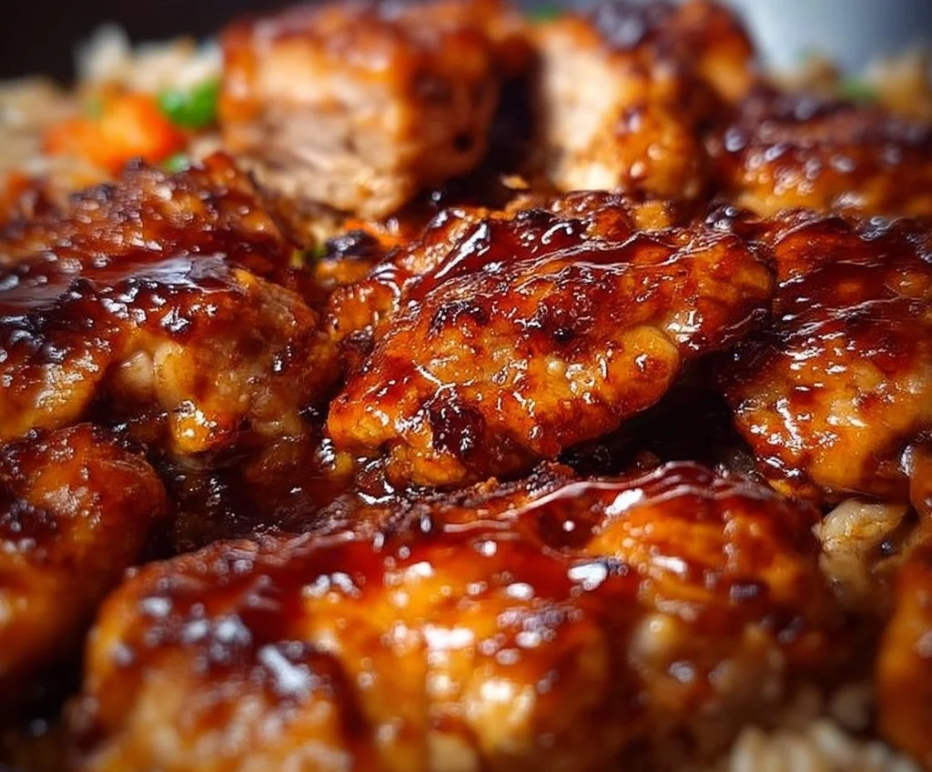 Poulet BBQ au miel : cuisson rapide dans une seule poêle