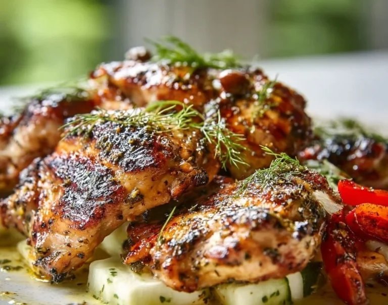 Recette de poulet grec revisité avec des ingrédients frais et savoureux.