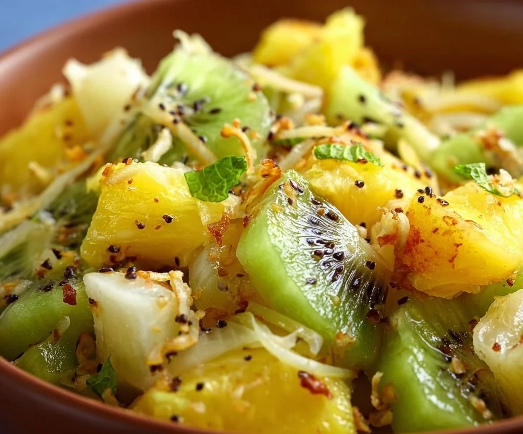 Salade Ananas et Kiwi Rafraîchissante