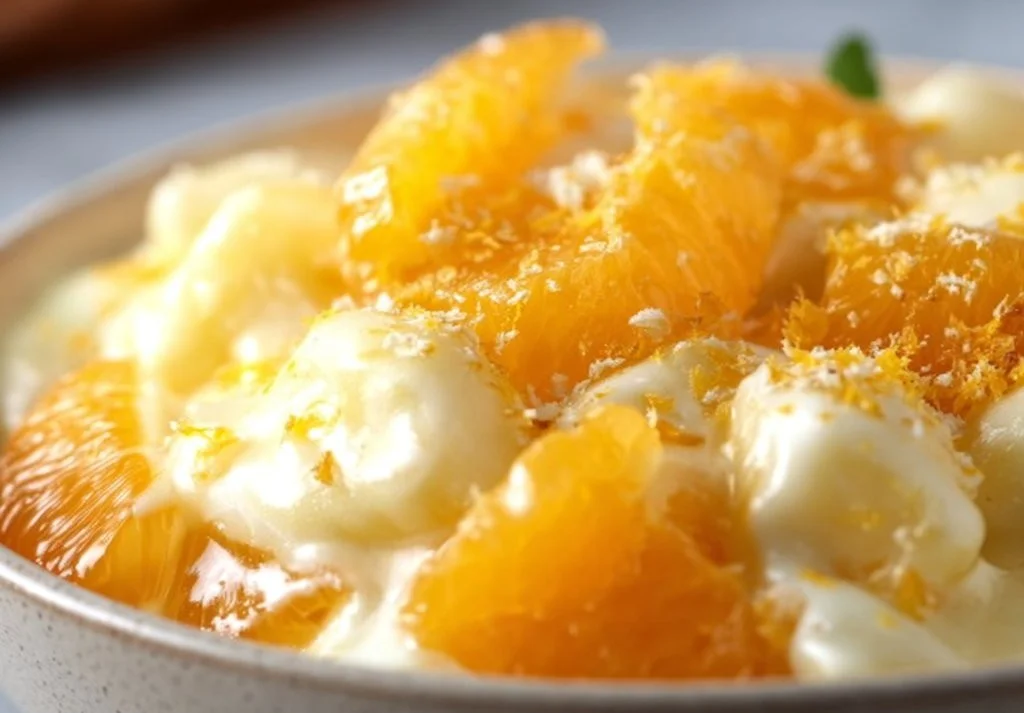 Salade de fruits à l'orange rêveuse