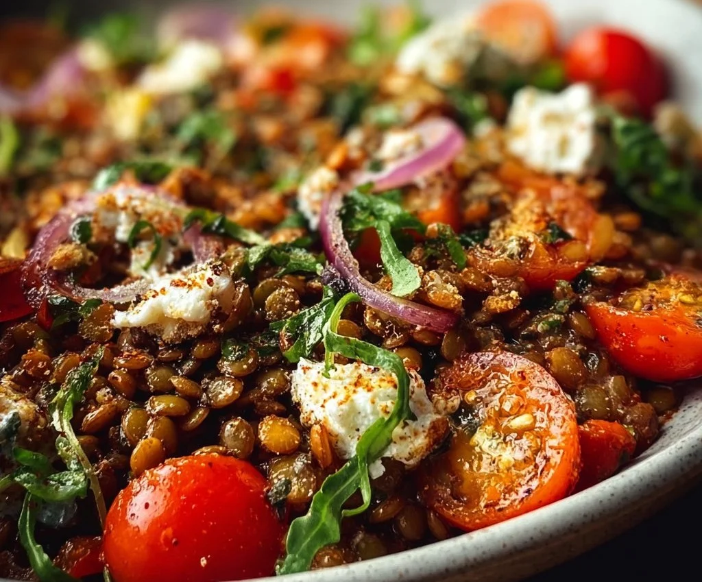 Salade de lentilles à la méditerranéenne
