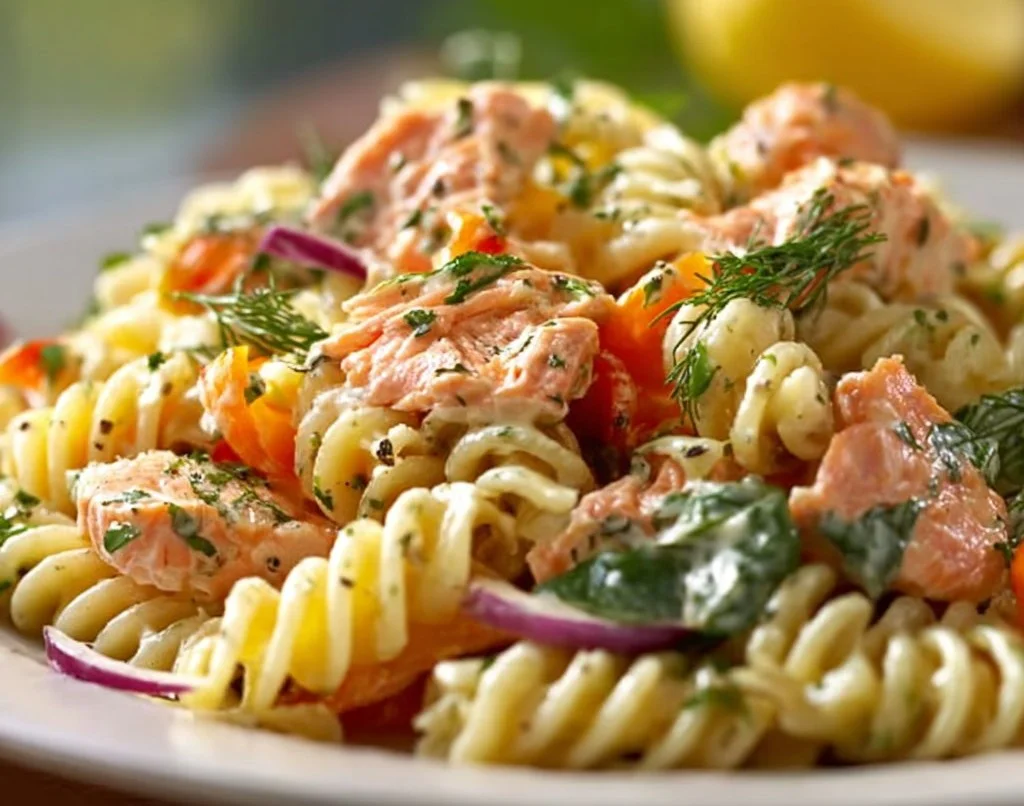 Salade de pâtes au saumon : fraîcheur, légèreté et plaisir garanti
