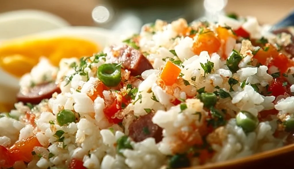 Salade de riz complète et équilibrée
